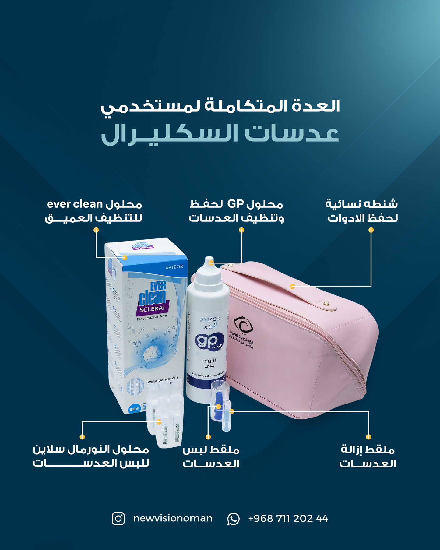 العدة المتكاملة لعدسات السكليرال